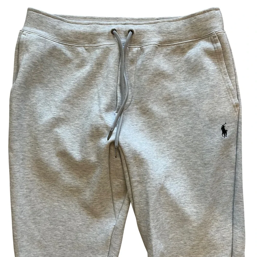 Polo Ralph Lauren Mens Joggers Gray Heather Pony Logo Sweatpants Medium M